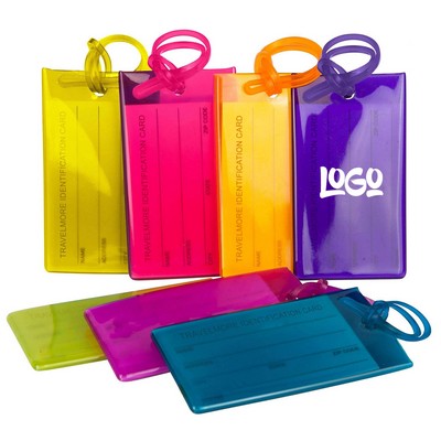 PVC Color Airplane Luggage Tag